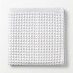 SAMA - Waffle Grid Bath Towel - Raw White