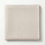 SAMA - Waffle Grid Bath Towel - Oatmeal