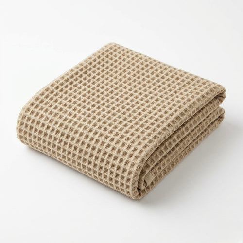 SAMA - Waffle Grid Bath Towel - Dune